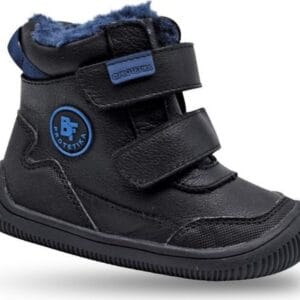 Chlapecké zimní boty Barefoot TARIK BLACK