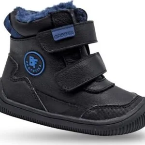 Chlapecké zimní boty Barefoot TARIK BLACK