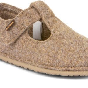 Dětské barefoot bačkory FLEXY WOOLY Beige Froddo G1700378-4 - béžová - 30