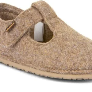Dětské barefoot bačkory FLEXY WOOLY Beige Froddo G1700378-4 - béžová - 30
