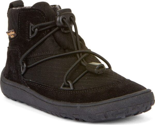 Dětské celoroční barefoot boty TEX TRACK Black Froddo G3110257-2 - černá - 33