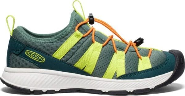 Dětské tenisky KEEN MOTOZOA SNEAKER YOUTH sea moss/scarlet ibis - 39