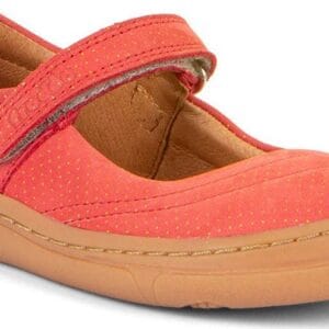 Dívčí barefoot baleríny MARY J Coral Froddo G3140184-7 červená - 38