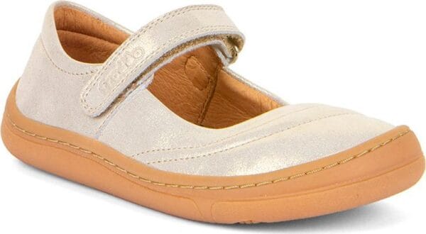 Dívčí barefoot baleríny MARY J Gold Shine Froddo G3140184-5 zlatá - 37