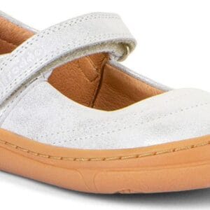Dívčí barefoot baleríny MARY J Silver Froddo G3140184-6 stříbrná - 38