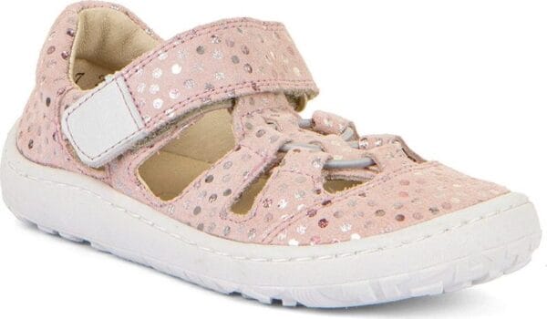 Dívčí barefoot sandály ELASTIC Pink+ Froddo G3150262-7 růžová - 35
