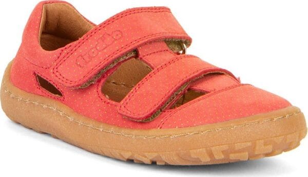Dívčí barefoot sandály SANDAL Coral Froddo G3150266-13 červená - 38