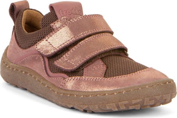 Dívčí barefoot tenisky BASE Pink/Gold Froddo G3130259-6 - růžová - 36