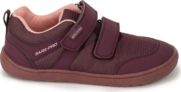 Dívčí barefoot tenisky s membránou NOLAN BORDO Protetika - červená - 23