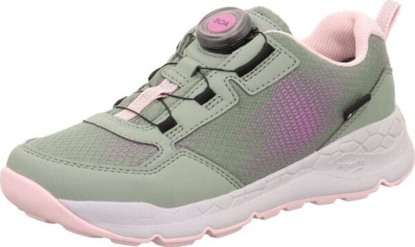 Dívčí celoroční boty FREE RIDE Light Green/Purple GTX BOA