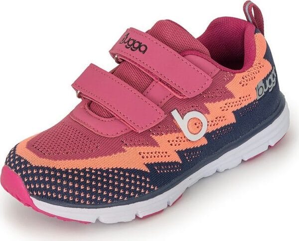 Dívčí lehké sportovní tenisky BUGGA HONE Purple/Orange/Dark Blue - 38