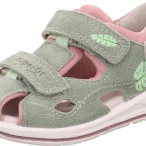 Dívčí sandály BOOMERANG Light Green/PinkPurple Superfit 1-000869-7500 světle zelená - 28
