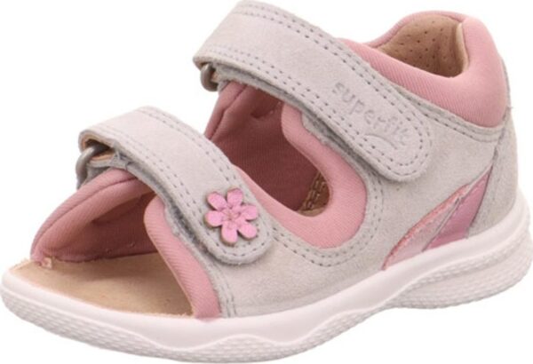 Dívčí sandály POLLY Light Gray/Pink Superfit 1-600096-2500 šedá - 25