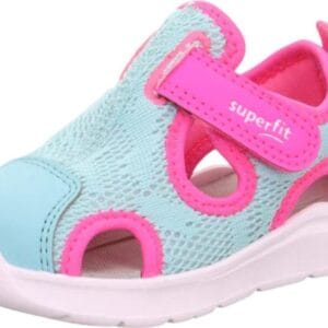 Dívčí sandály WAVE Light green/Pink Superfit 1-000481-7510 zelená - 27