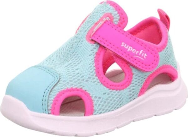 Dívčí sandály WAVE Light green/Pink Superfit 1-000481-7510 zelená - 27