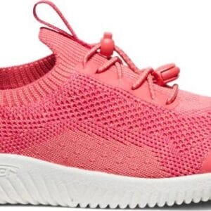 Dívčí tenisky barefoot kompromis KEEN KNX KNIT LACE YOUTH dubarry/star white - 38