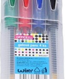 Gelové pero sada 4 ks