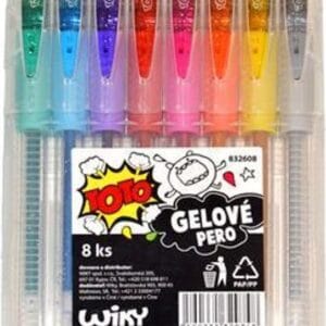 Gelové pero sada 8 ks