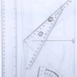 Geometrická sada transparent