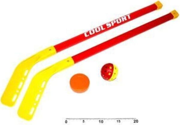 Hokejky s pukem 75cm