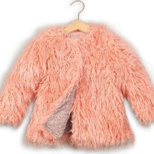 Kabát dívčí chlupatý