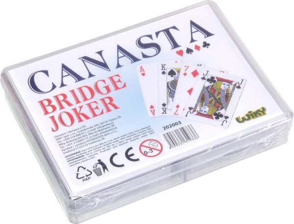 Karty Canasta - plast. krabička