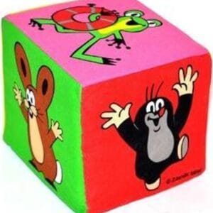 Kostka textilní Krtek