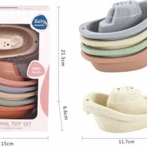 Loď do vany set 6 ks 11