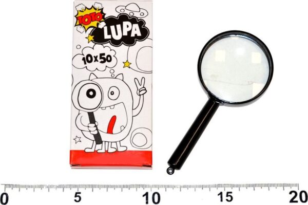 Lupa 10x50 mm
