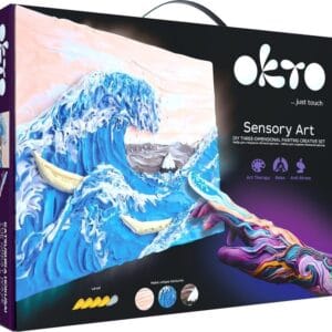 OKTO SENSOTY ART výtvarná sada ”Velká vlna u pobřeží Kanagawy” 30x40 cm