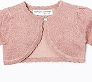 Svetr dívčí bolerko s ozdobnými lemy