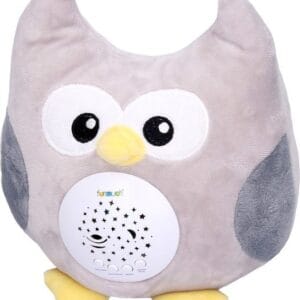 Usínáček - zvířátko s projekcí sova 20 cm