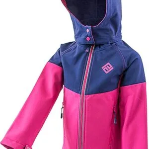 bunda softshellová dívčí s kapucí