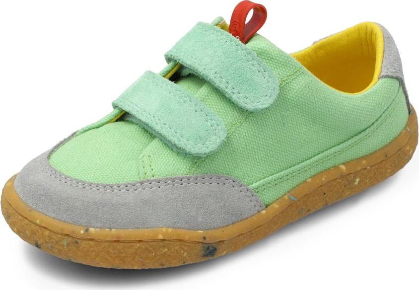 Barefoot dětské tenisky GROUNDIES AMSTERDAM LIGHT GREEN