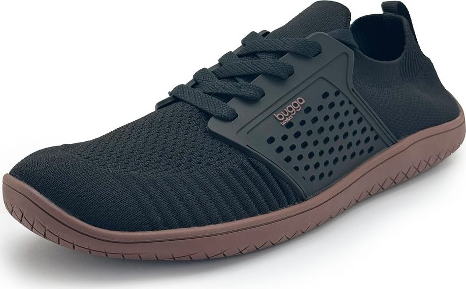 Barefoot textilní tenisky BUGGA BURDY Black B00193-10 - 46