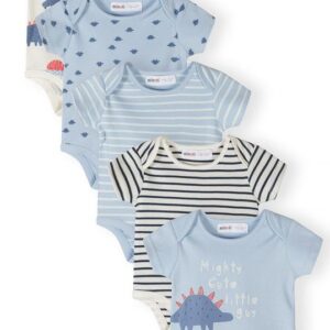 Body kojenecké 5pack Minoti 28BABYPACK26 modrá - 68/74 | 6/9m