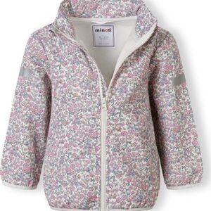 Bunda softshelová dívčí Minoti 30COAT107 růžová - 98/104 | 3/4let