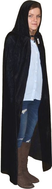 Černý plášť 130cm
