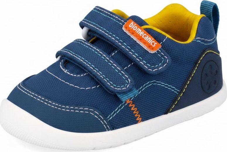 Chlapecké barefoot plátěné tenisky LONA BASICA PETROL Biomecanisc 262190-A556 - 26