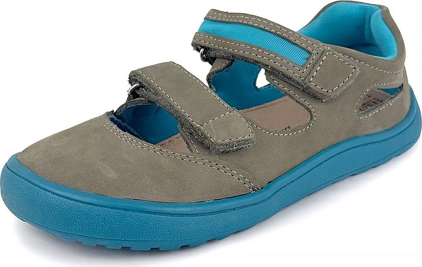Chlapecké barefoot sandály PROTETIKA NERY KHAKI šedá - 32
