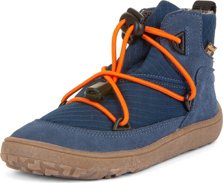 Chlapecké celoroční barefoot boty TEX TRACK Denim Froddo G3110257-1 - světle modrá - 41