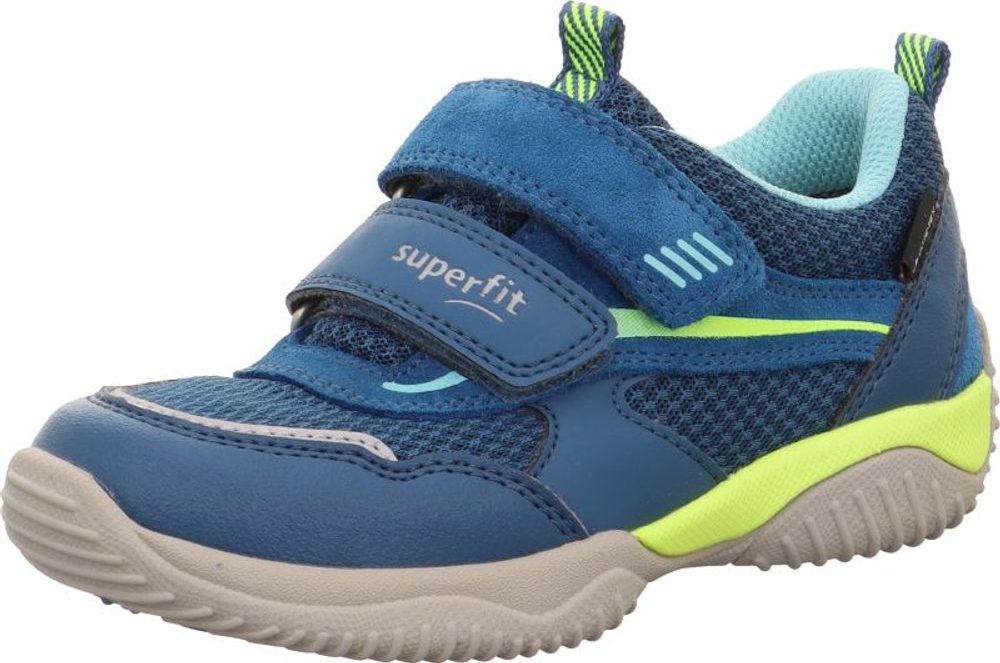 Chlapecké celoroční boty STORM Blue/Yellow Goretex