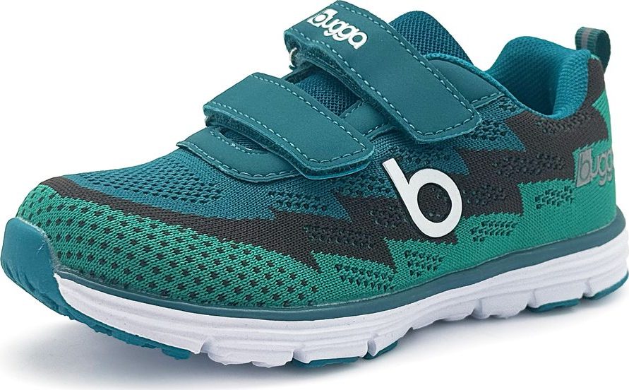 Chlapecké lehké sportovní tenisky BUGGA HONE Blue/Brown/Green - 38