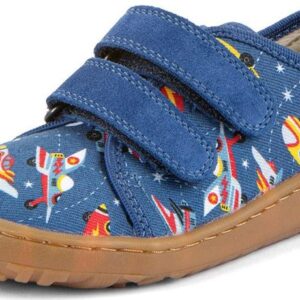 Chlapecké plátěné barefoot tenisky CANVAS BLUE ELECTRIC Froddo G1700440-5 - 30