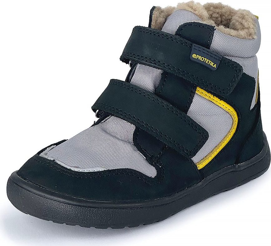 Chlapecké zimní barefoot boty PRO-tex Protetika - GERO BLACK - 36