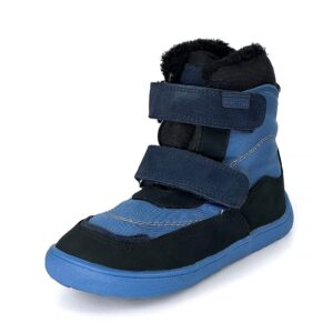 Chlapecké zimní barefoot boty PRO-tex Protetika - NUT BLUE - 36
