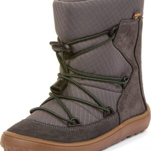 Chlapecké zimní barefoot boty TEX TRACK WOOL Gray G3160251-1 - 35