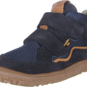 Chlapecké zimní barefoot boty TEX WOOL Dark Blue