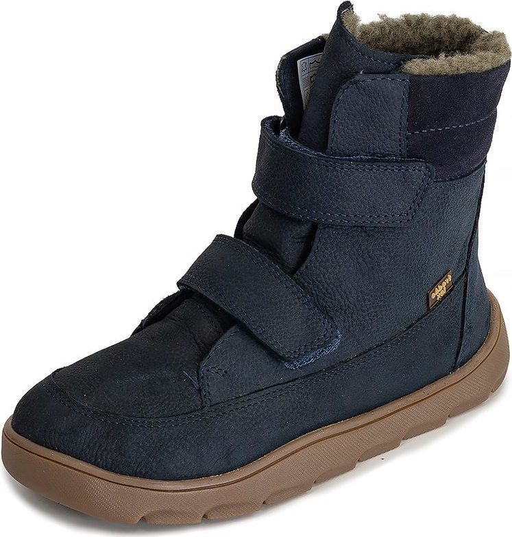 Chlapecké zimní barefoot boty ZERU TEX WINTER Dark Blue