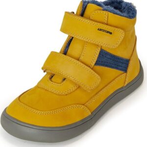 Chlapecké zimní boty Barefoot TARGO BEIGE